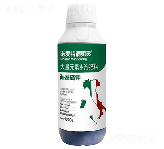 海藻磷鉀大量元素水溶肥料-諾愛(ài)特滿蔸靈