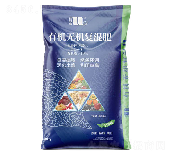 有機(jī)無機(jī)復(fù)混肥料12-6-8-珍珠泉-華強(qiáng)化工集團(tuán)