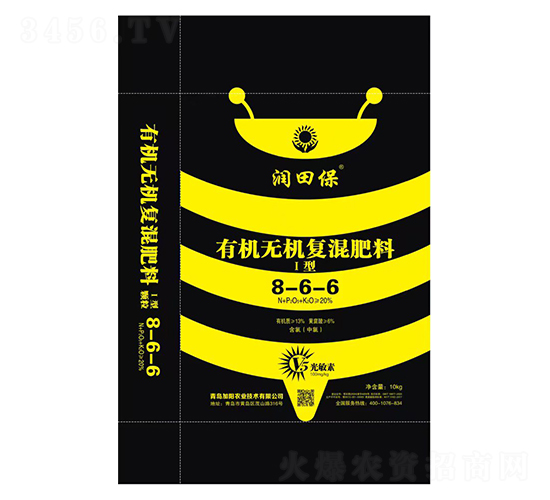 有機(jī)無(wú)機(jī)復(fù)混肥料8-6-6-潤(rùn)田保-加陽(yáng)農(nóng)業(yè)