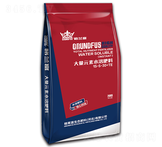 大量元素水溶肥料15-5-30+TE-格蘭富