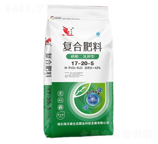 磷酸二氫鉀型復(fù)合肥料17-20-5-綠沃森